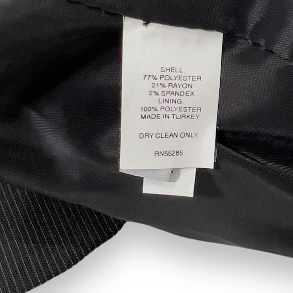 Express Design Studio Blazer One-Button Black Pinstripe Y2K - Picture 9 of 15